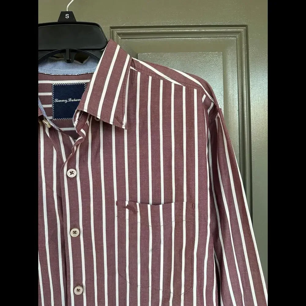Tommy Bahama Button Down Dress‎ Shirt Large - Picture 2 of 4